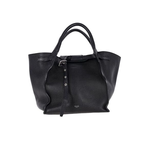 Celine Small Big Bag with Long Strap in Black Calfskin Leather - Picture 1 of 12